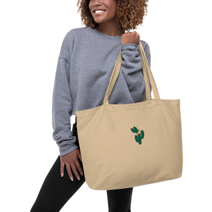 Embroidered Organic Tote - Large